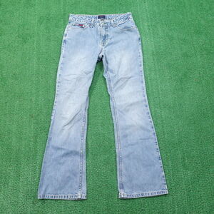 VINTAGE TOMMY JEANS BIG FLAG BOOT CUT‎ DENIM JEANS WOMENS SIZE 5 / 30 (28X28)